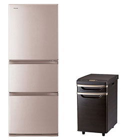 ワンワンセット 冷蔵庫+ベッドサイド冷蔵庫